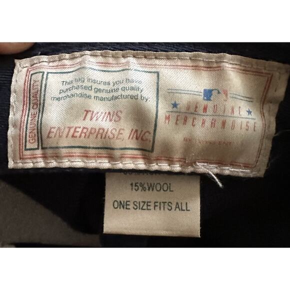 Boston Red Sox Hat Vintage Twins Enterprise Wool Cap SnapBack MLB Baseball Hat - Picture 6 of 10